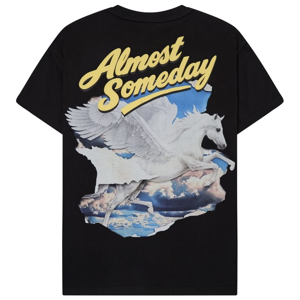 Almost Someday Pegasus Tee (Black) AS-S26-093