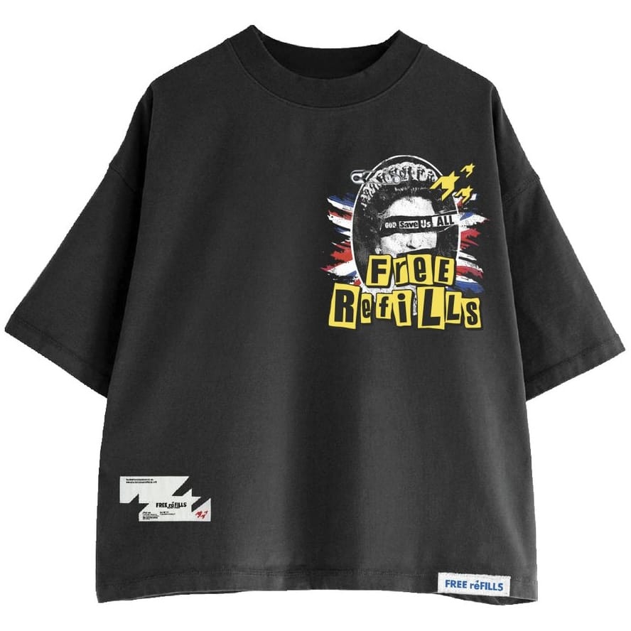 Free Refills Pistol Tee (Black) FR-SUM26-013