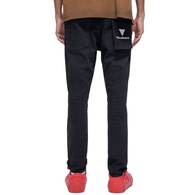 Valabasas Blackout Skinny Jean (Black Washed) VLBS-VJ1-1008