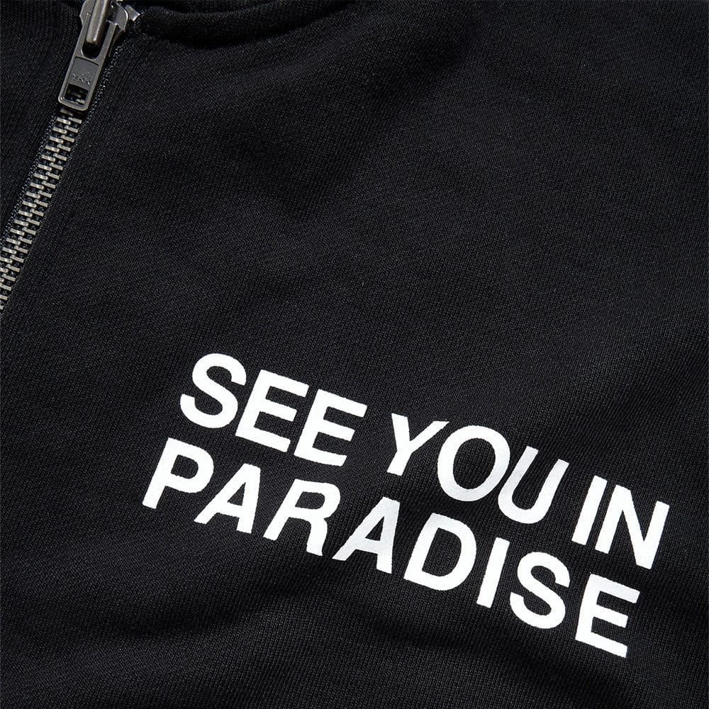 See You In Paradise Heavyweight Zip Hoodie & Sweatpants Set (Jet Black)