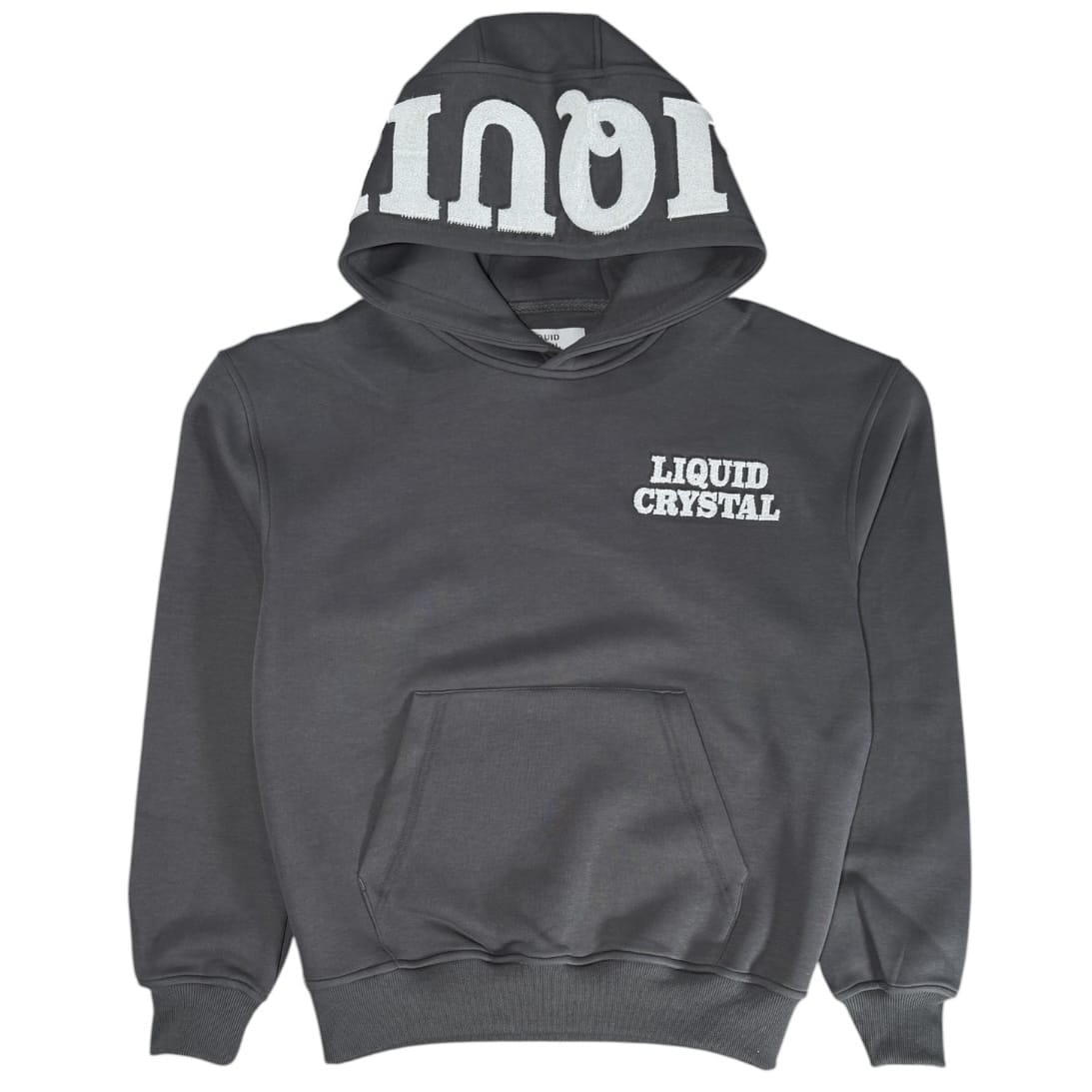 Liquid Crystals Chenille Hoodie & Pants Set (Charcoal)