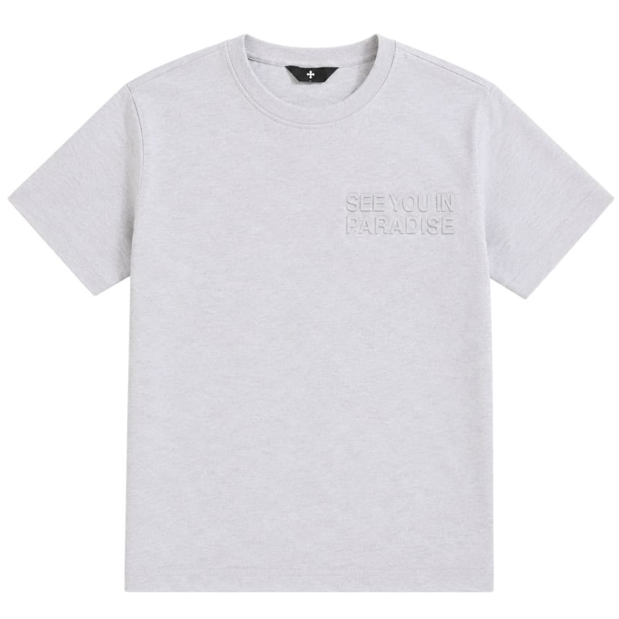 Kids See You In Paradise Tonal Short Set (Heather Grey) 2078AK/2078SK