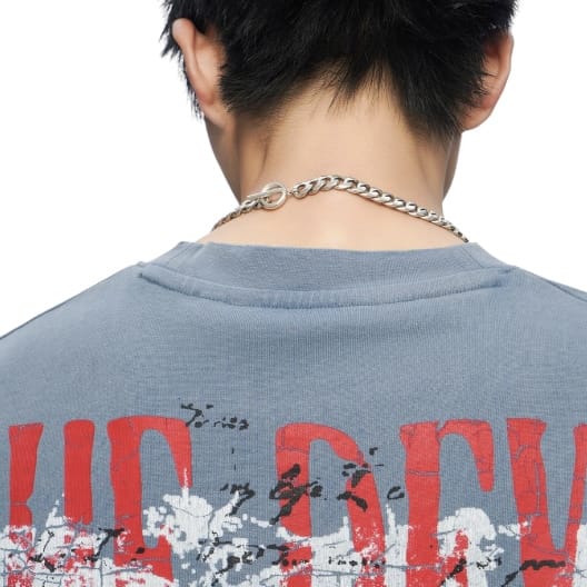 Valabasas Devilish Lies Tee (Vintage Blue) VLBS-VT1-1118