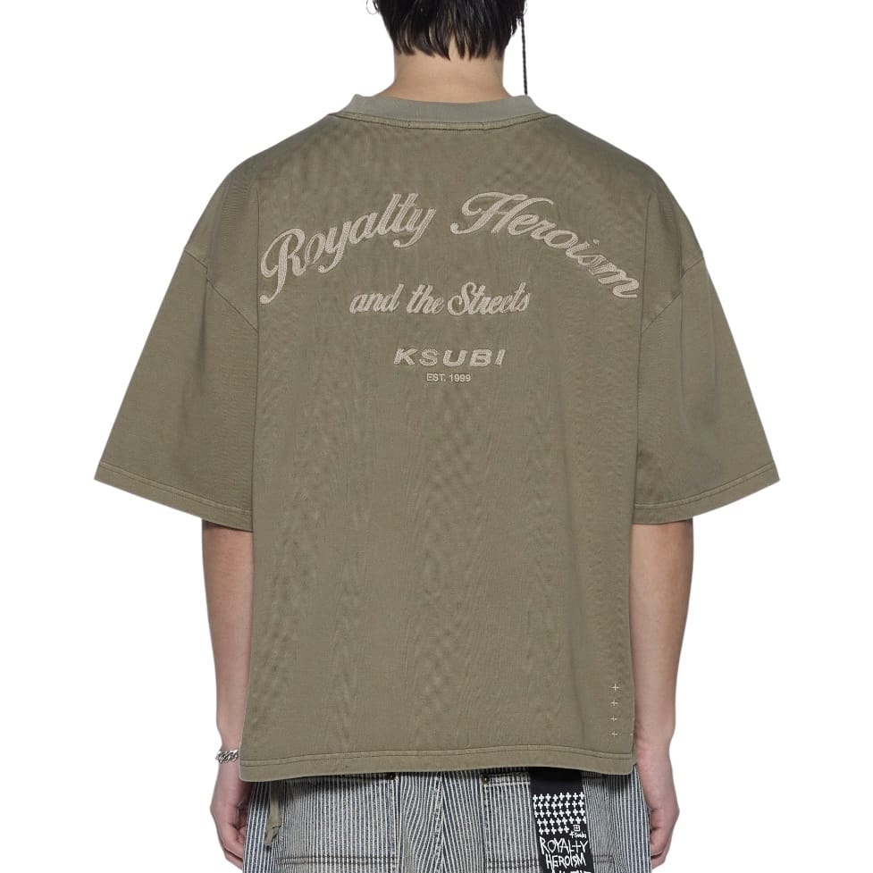 Ksubi Royalty Halen SS Tee (Militant Khaki) MSP26TE010