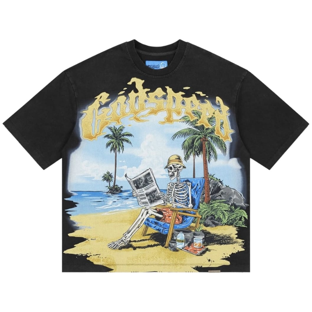 Godspeed Skeleton Beach II Tee (Black)