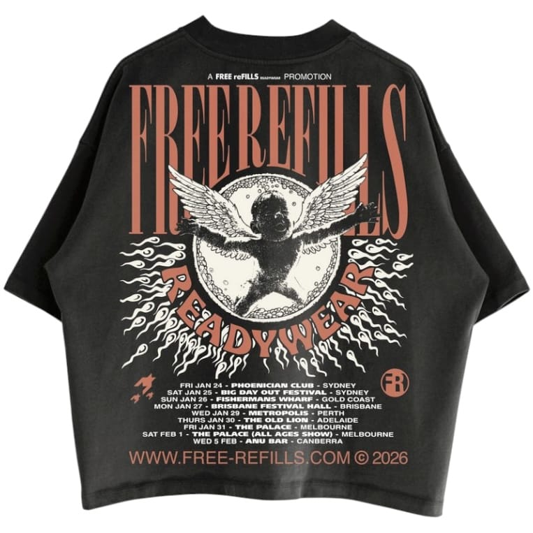 Free Refills Nirvana Tee (Black) FR-FALL26-016