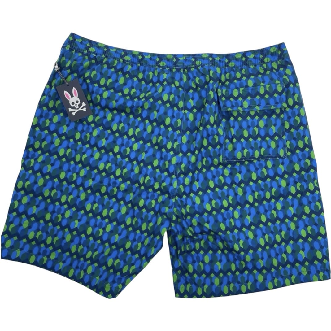 Psycho Bunny Everett Swim Trunks (Blue Clay) B6W326S1PO