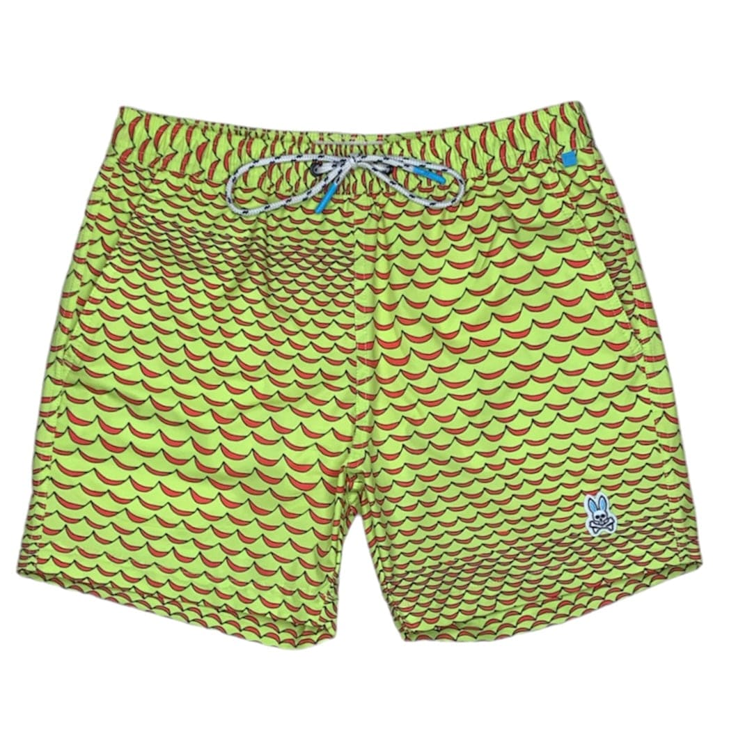 Psycho Bunny Haines Swim Trunks (Safety Yellow) B6W185N1NS