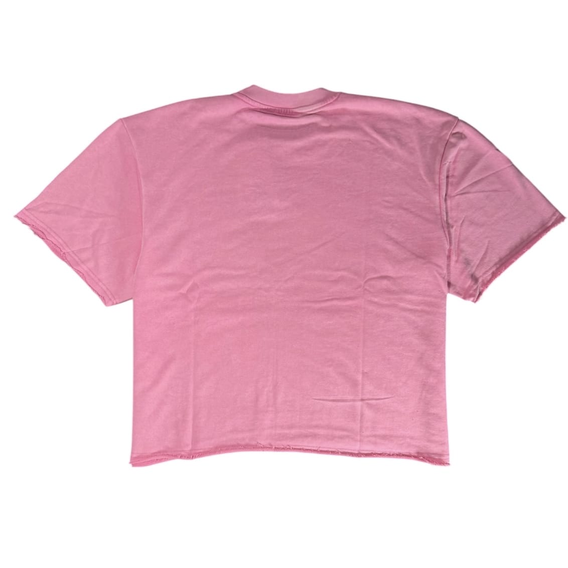 Rebel Minds Gas Station French Terry Crop Tee (Pink) 610-11187