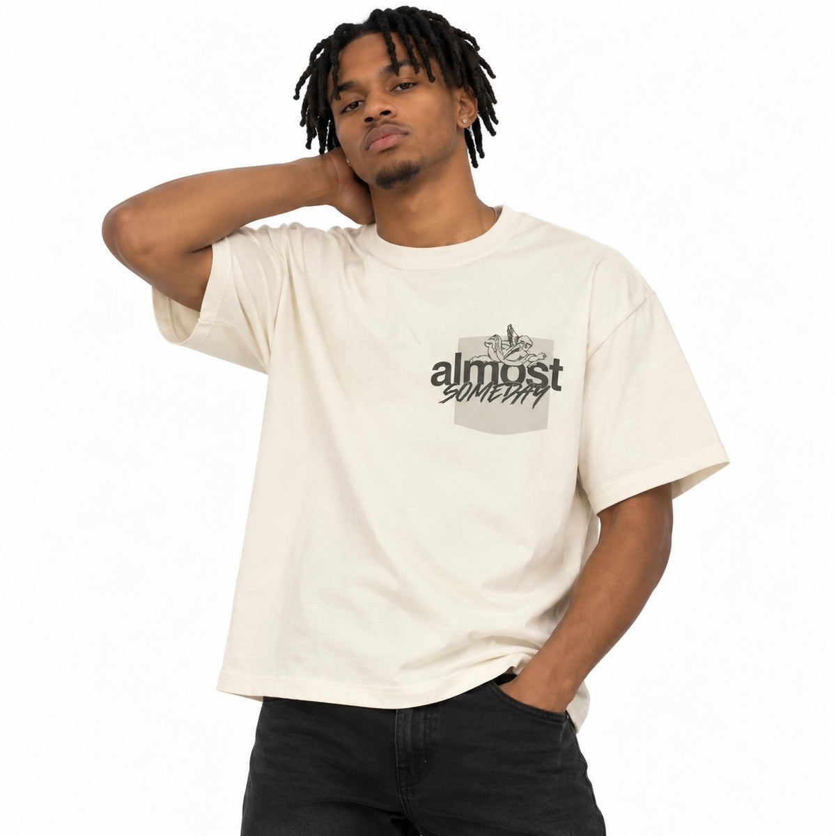Almost Someday Enemies Tee (Cream)