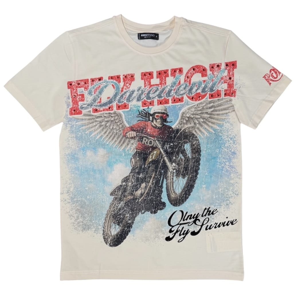Roku Studios Rule The Street Tee (Eggshell) RK1482109-EGG
