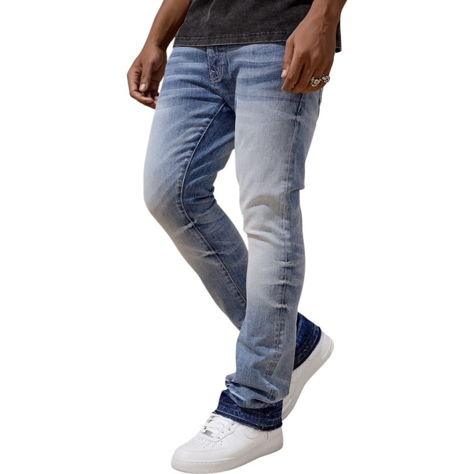 Jordan Craig Martin Skinny Stacked Mutiny Denim (River Blue) JTF2401