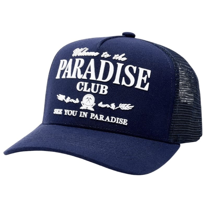 See You In Paradise Club Trucker Hat (Navy) C2066