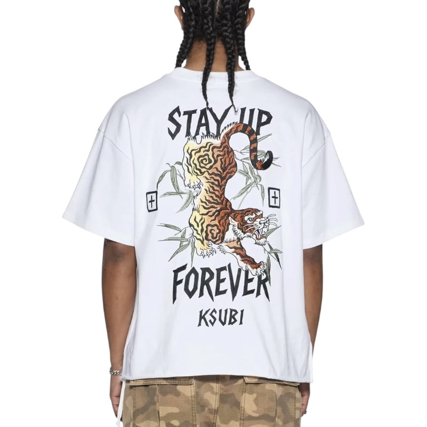Ksubi Stay Up Ekcess SS Tee (Tru White) MPF26TE009
