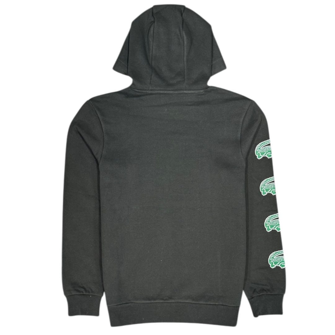 Lacoste Sport Crocodile Hoodie (Black) SH7221