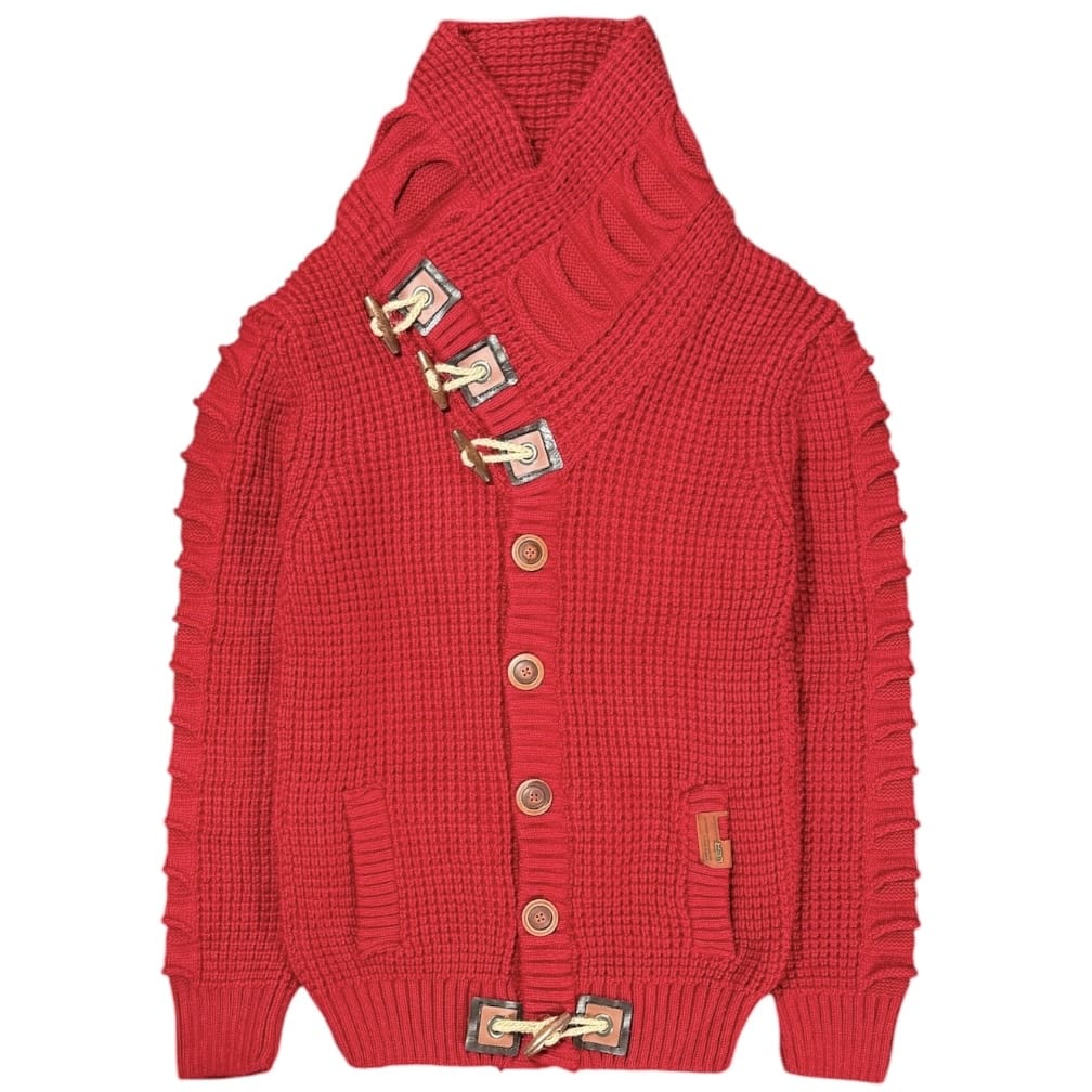 LCR Cardigan Sweater (Dark Red) 5587