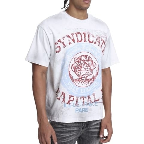 The Syndicate Capital P Tee (White)