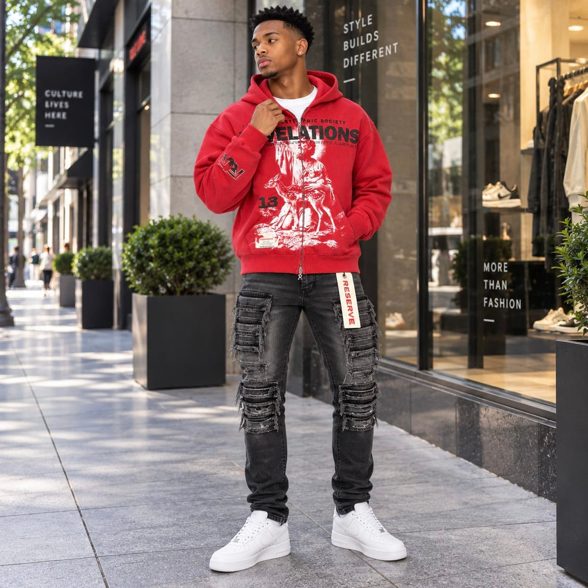 GFTD La Society Hoodie (Red)