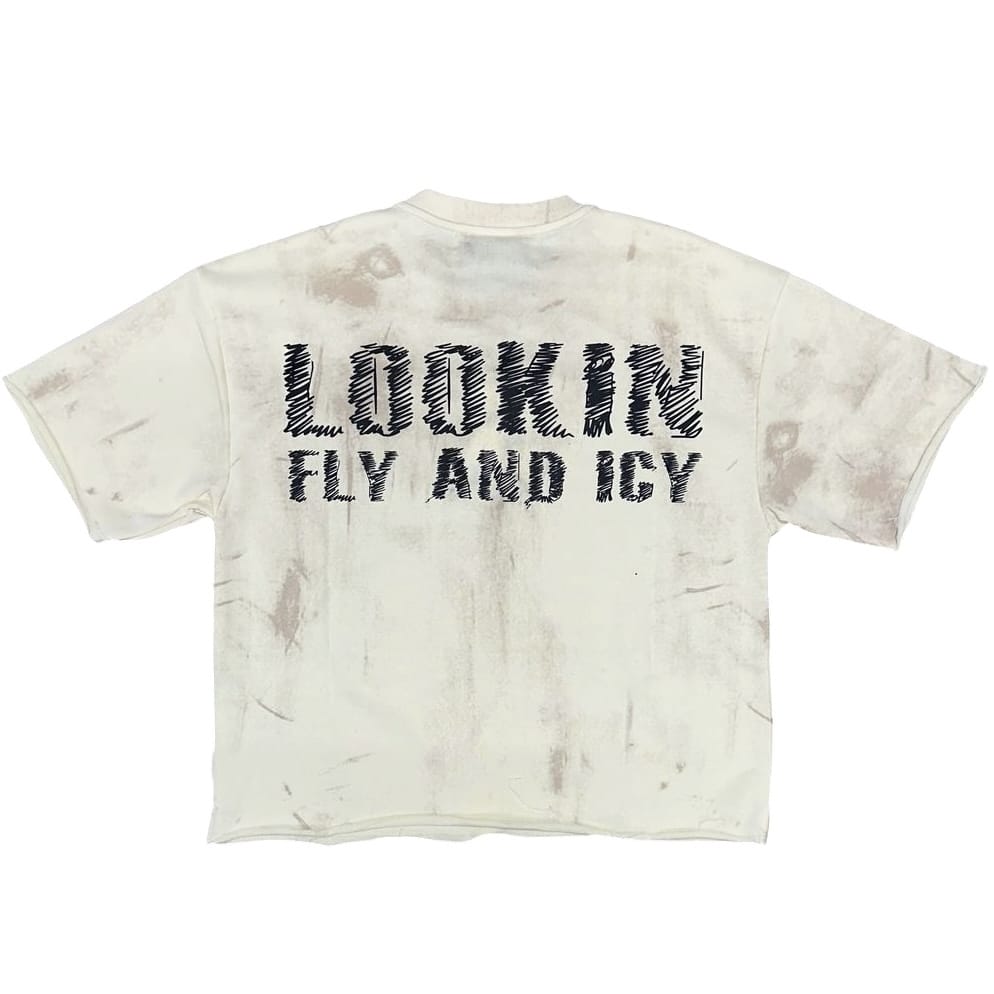 BKYS Swagger French Terry Cropped Tee (Off White) T1452