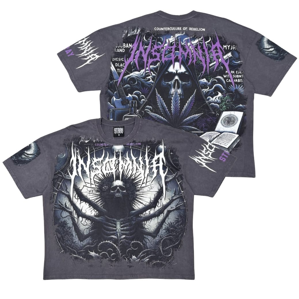 Stray Insomnia Tee (Charcoal) ST1723-CHA