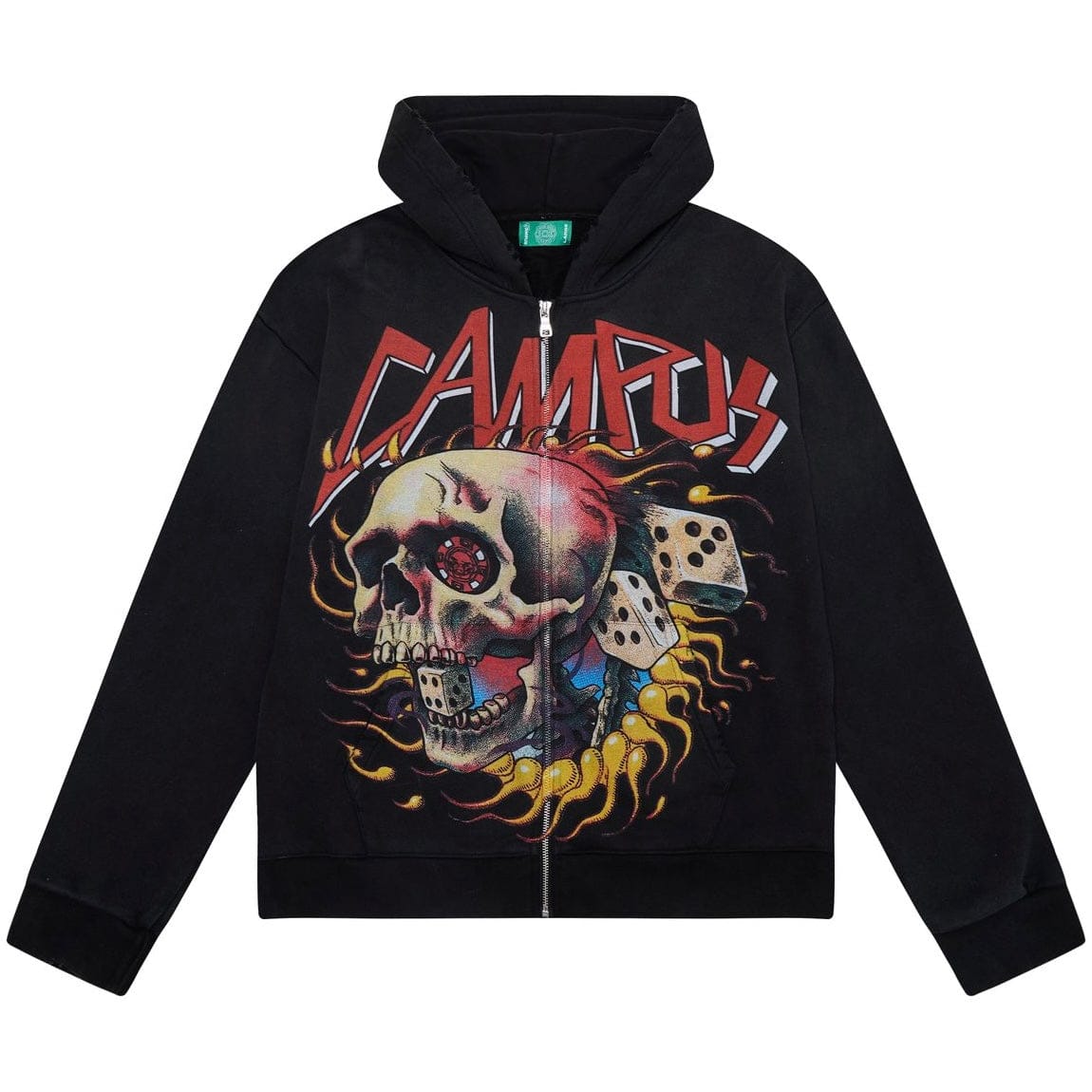Campus Goods Nocturne Zip Up Hoodie (Black) CG-S26-019