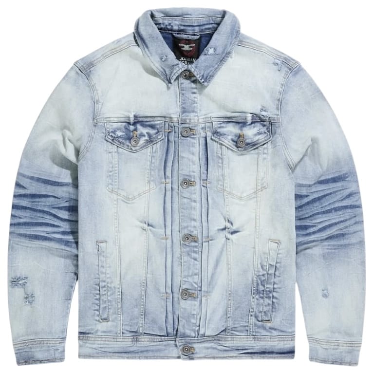 Jordan Craig Foundry Denim Trucker Jacket (Iced Lager) JJ2385