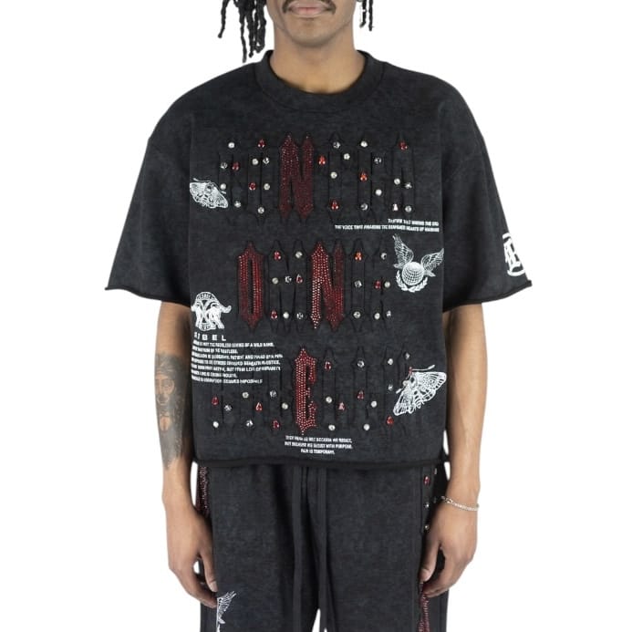R3bel Denim Multiverse French Terry Set (Ash Black)