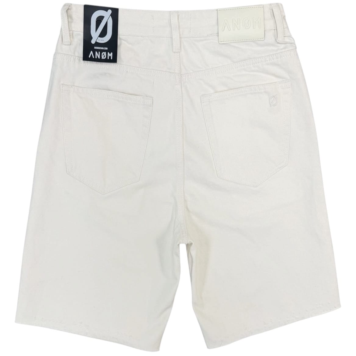 Anom Frame Denim Short (White) ANM232SH