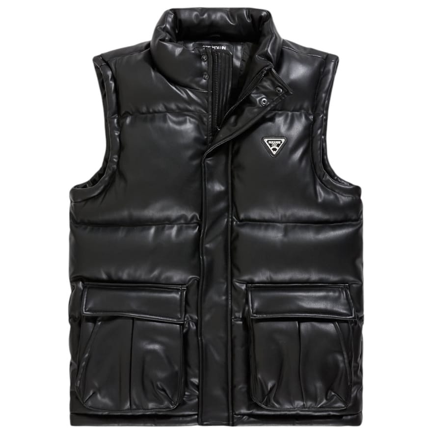 See You In Paradise Vigilante Puffer Vest (Black) 9384V