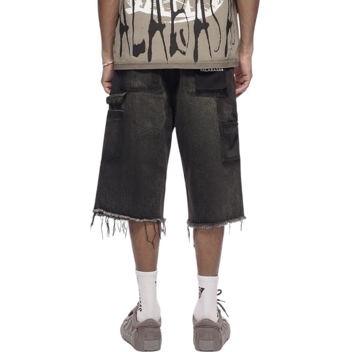 Valabasas Revolt Denim Shorts (Dirty Grey) VLBS-VSH2-1035