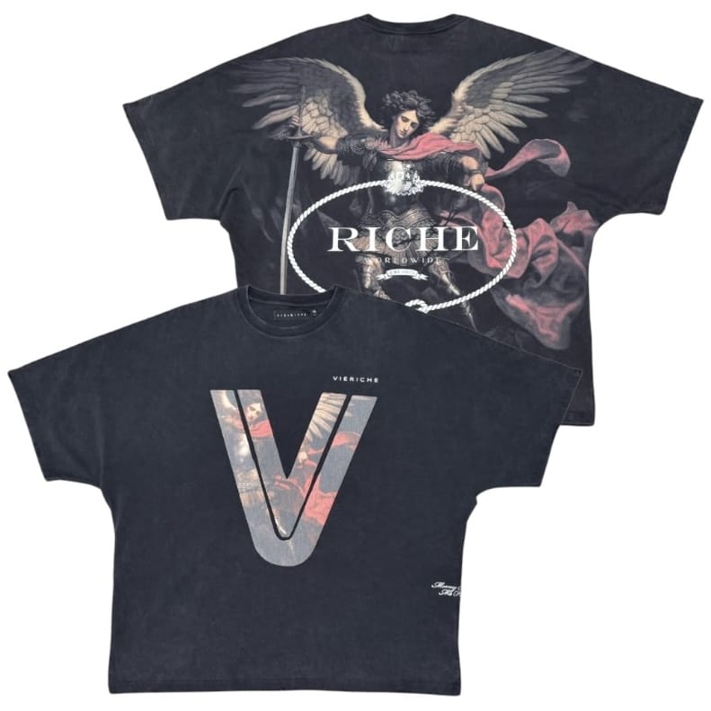 Vie Riche Archangel V Tee (Black) VR2039-BLK