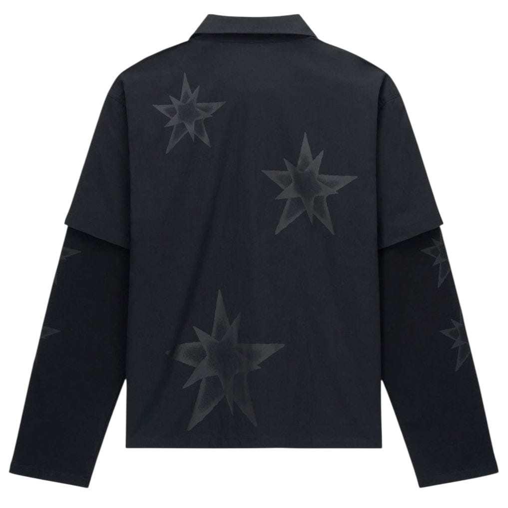 Rta Erik Doubled Layered Shirt (Black Cross Star) MEXOW1266-T2300BKCSS