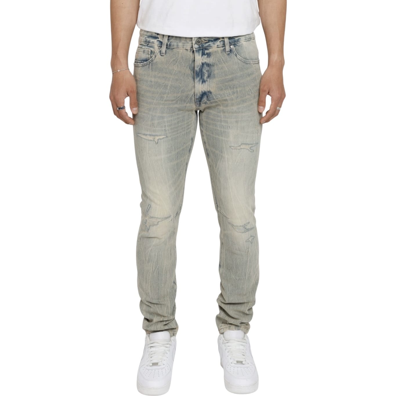 Smoke Rise Vintage Washed Jeans (Eden Blue)