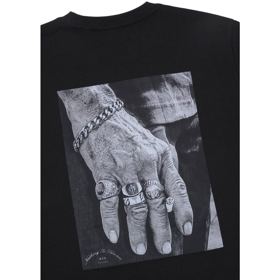Rta Liam Short Sleeve Tee (Black Mafia Hand) MCVUK911-T1192BKMFH