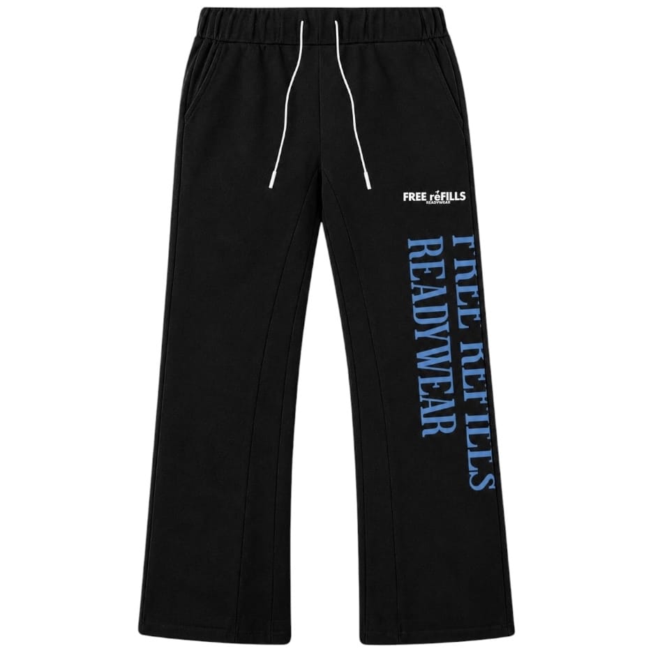 Free Refills Starry Flare Sweatpants (Black) FR-FALL26-041
