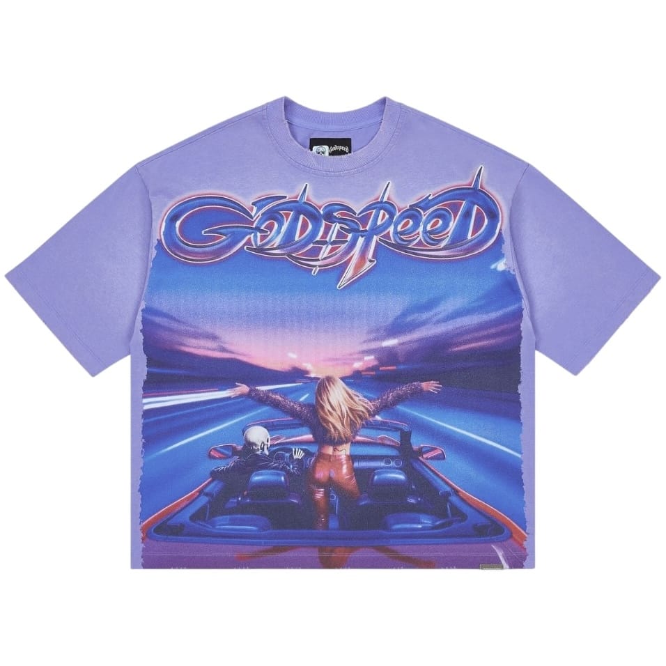 Godspeed Fun Tee (Purple Wash)