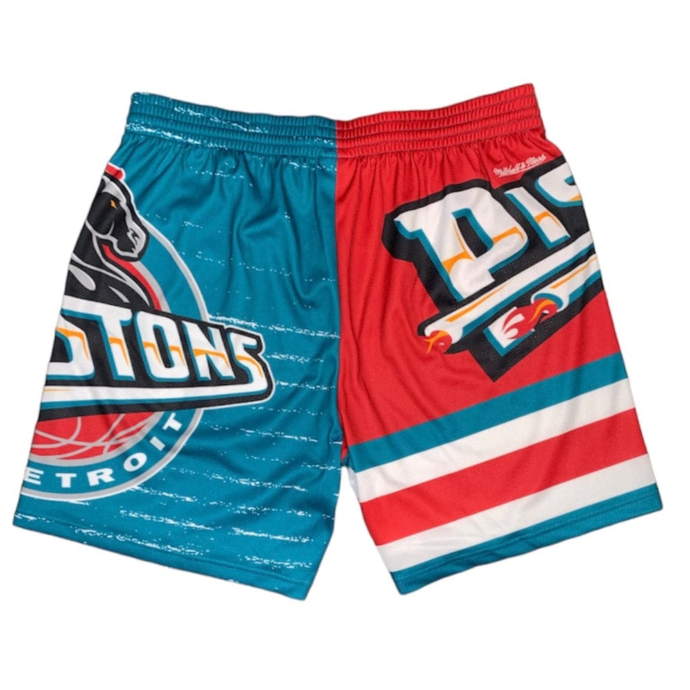 Mitchell & Ness Nba Detroit Pistons Jumbotron 3.0 Shorts (Multi/White)