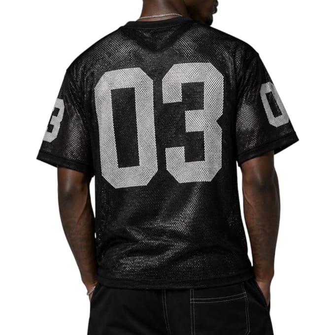 Billionaire Boys Club BB Varsity SS Mesh Knit Jersey (Black) 861-3300