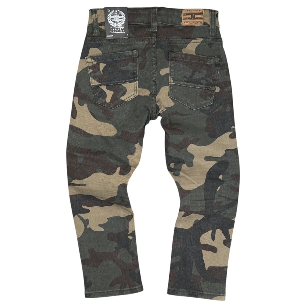 Kids Jordan Craig Sean Tribeca Clean Camo Pants (Woodland) JS990CKB