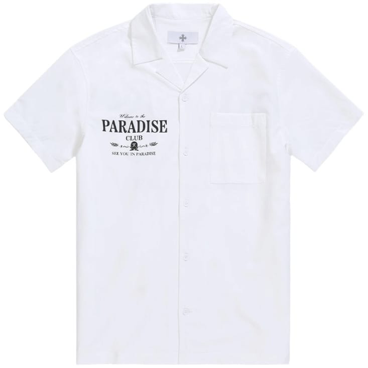 See You In Paradise Club Shirt and Short Set (White)