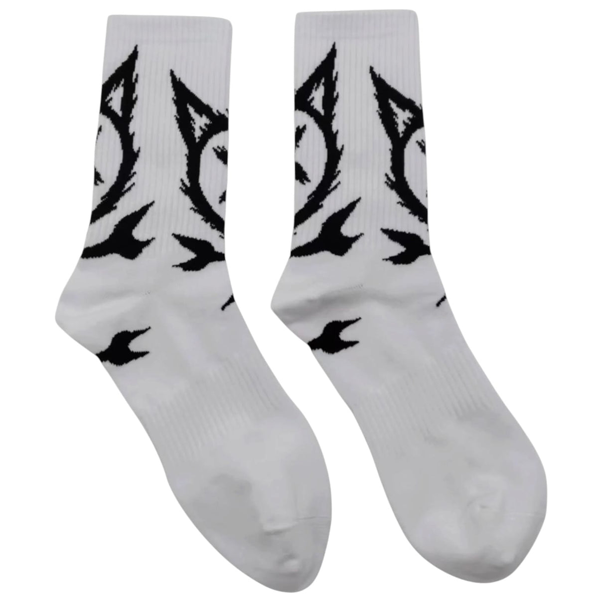 Shattered Hearts Logo Socks (White)