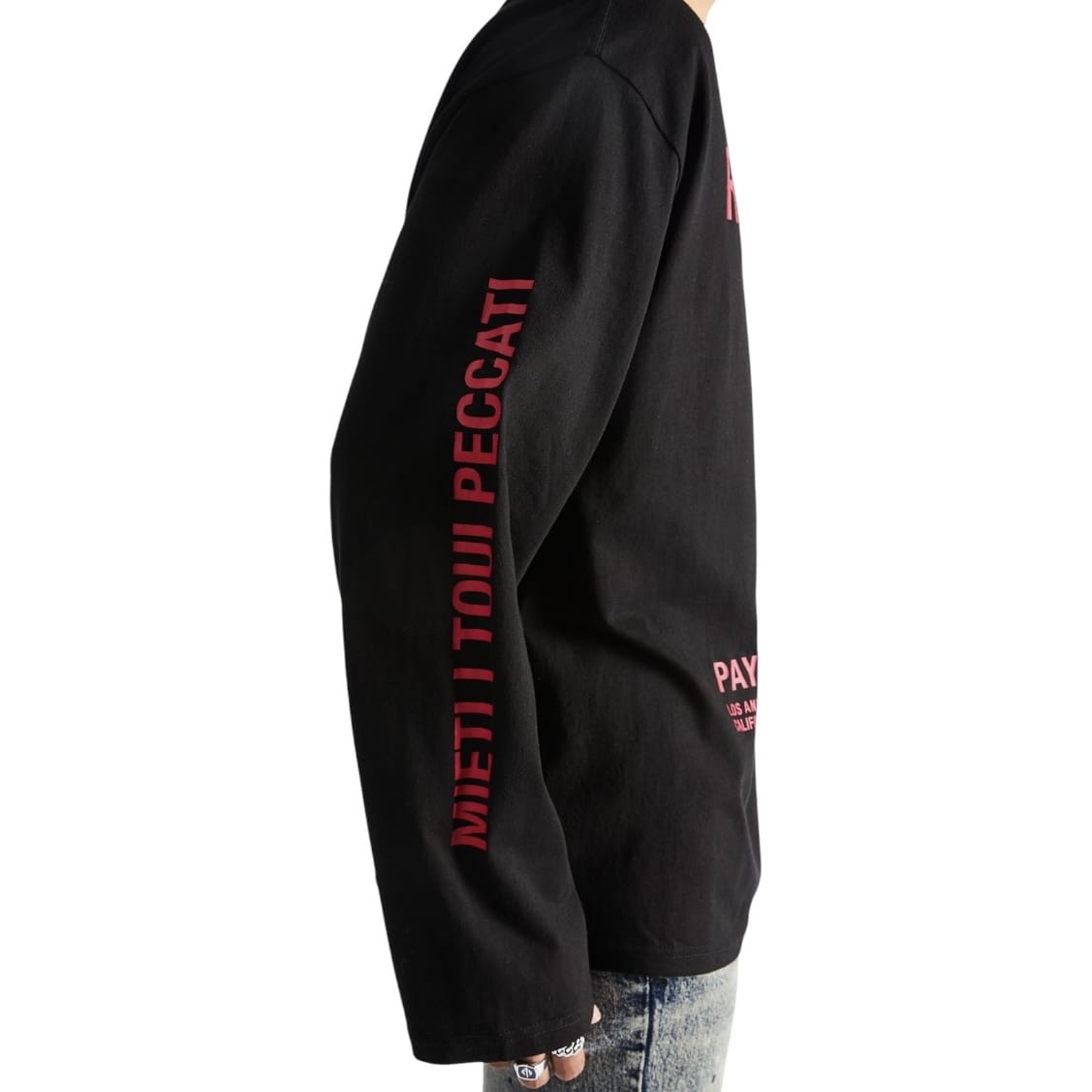 Rta Marceau Oversized Long Sleeve Tee (Black Payday) MCVUK1447-T2364BKPYD