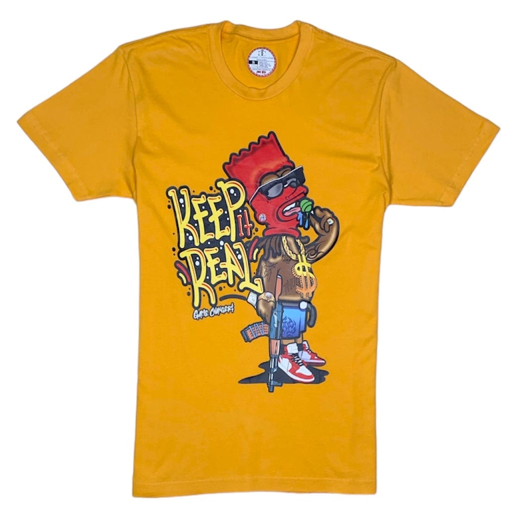 Game Changers Keep It Real T-Shirt (Yellow) - CG003