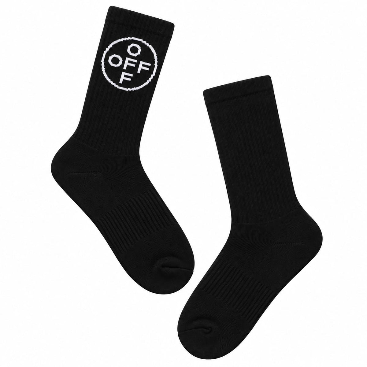 Lab Off-White Mid Calf Crew Socks 3 Pack (White/Black/Grey)