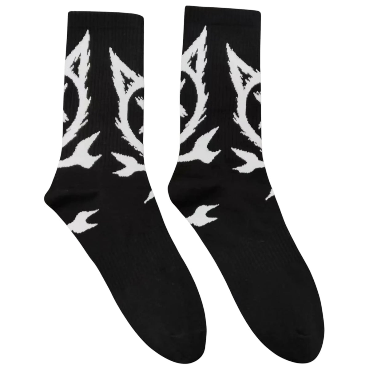 Shattered Hearts Logo Socks (Black)