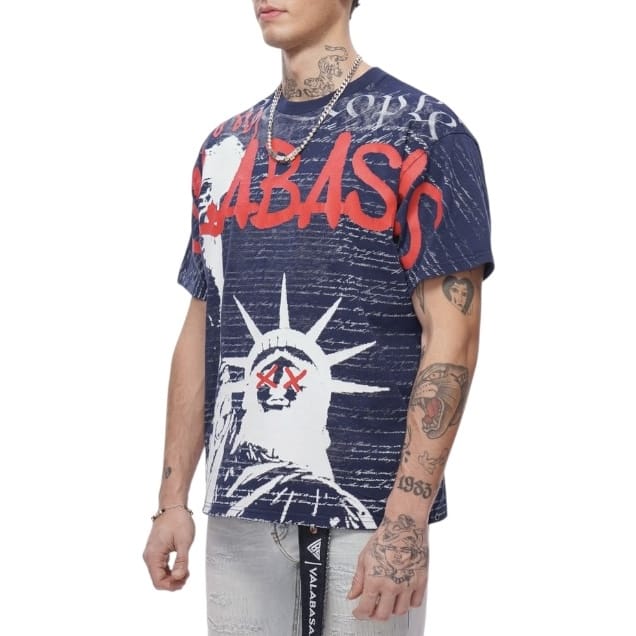 Valabasas Freedom Tee (Navy Blue) VLBS-VT1-1104