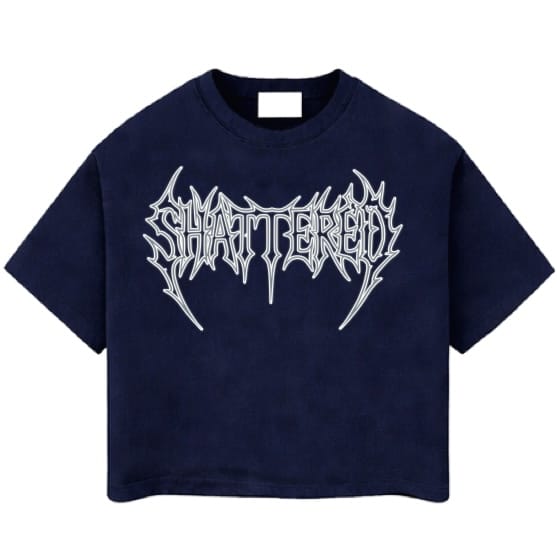 Shattered Hearts Logo Tee (Navy)