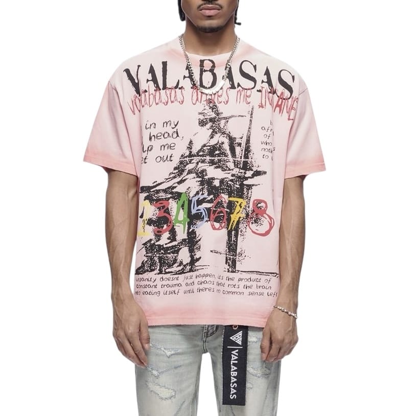 Valabasas Insane Tee (Pink) VLBS-VT1-1085