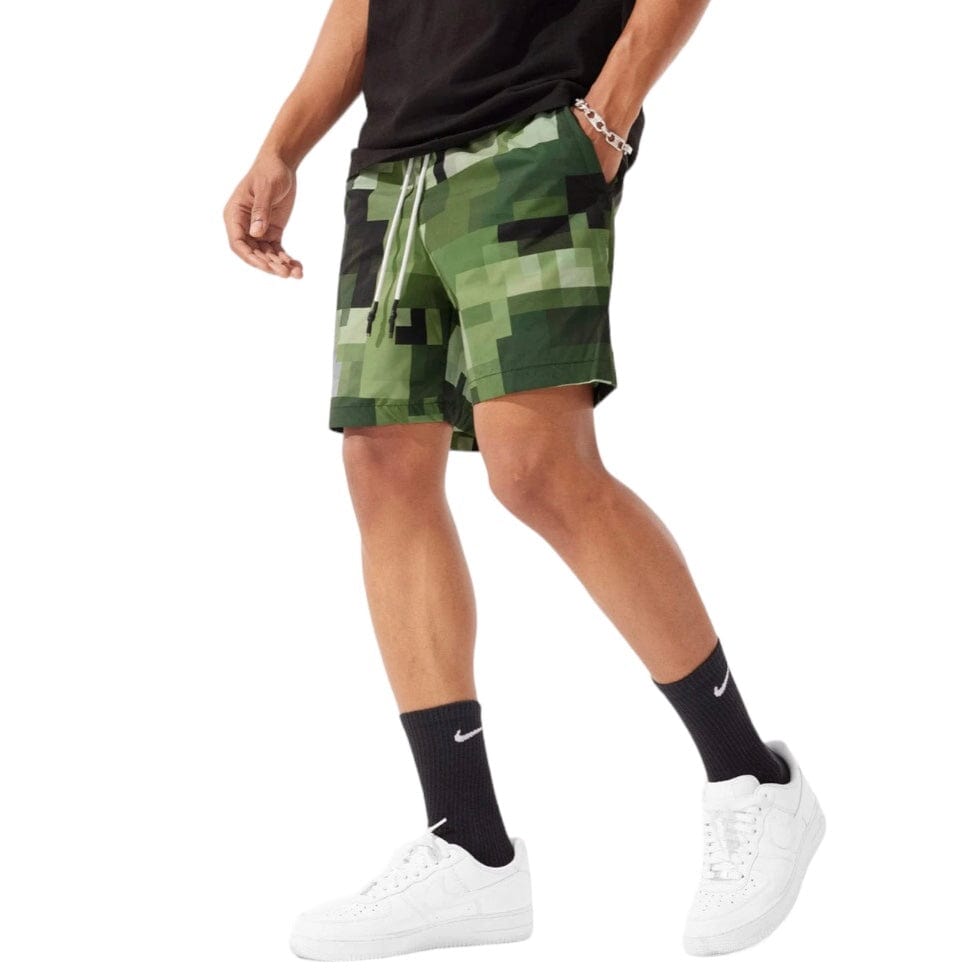 Jordan Craig Retro Ibiza Lounge Shorts (Digital Olive) 2040S