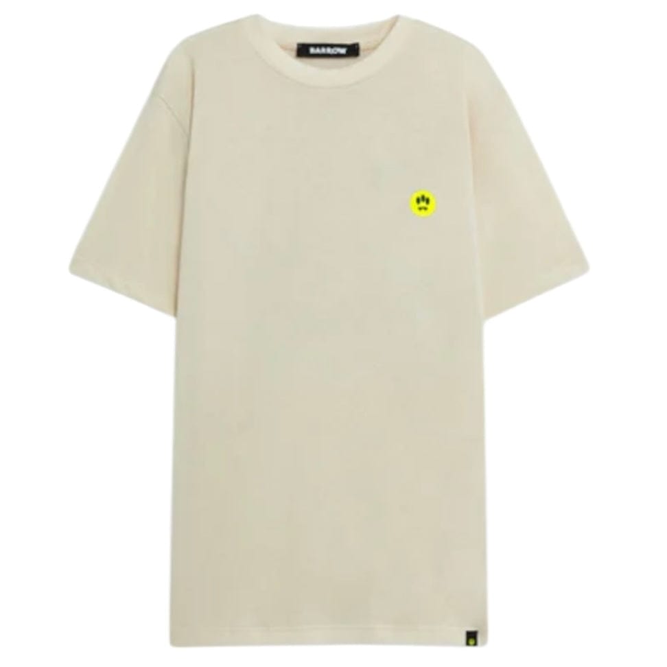 Barrow Unisex Teddy Jersey T Shirt (Vanilla) S5BWUATH152-BW029
